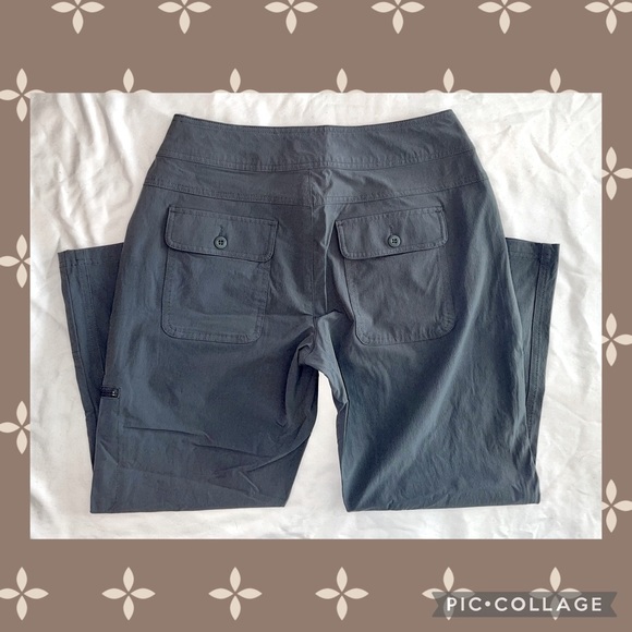 🔴 Gray Ascend Cropped Pants Sz 4 - Picture 2 of 4